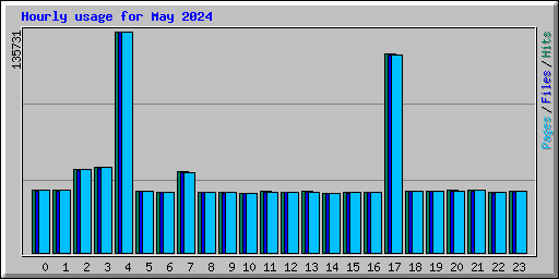 Hourly usage for May 2024